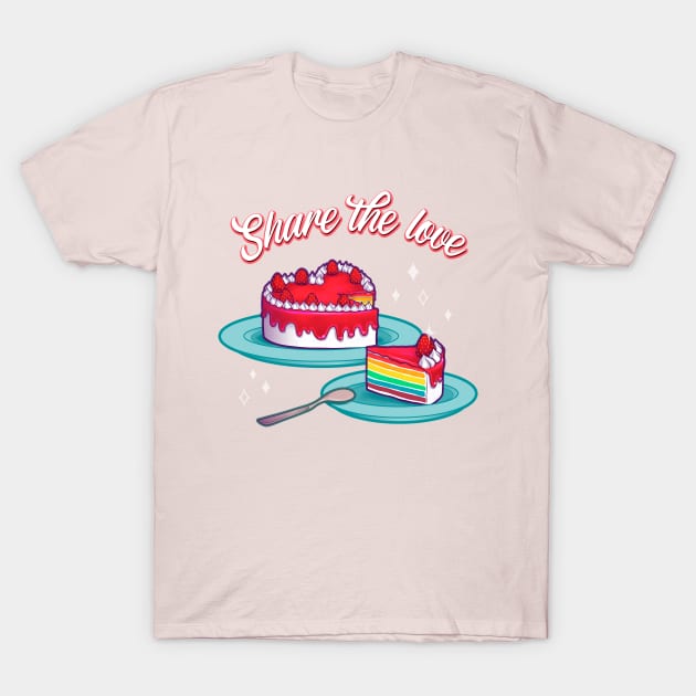 Share the love T-Shirt by missraboseta